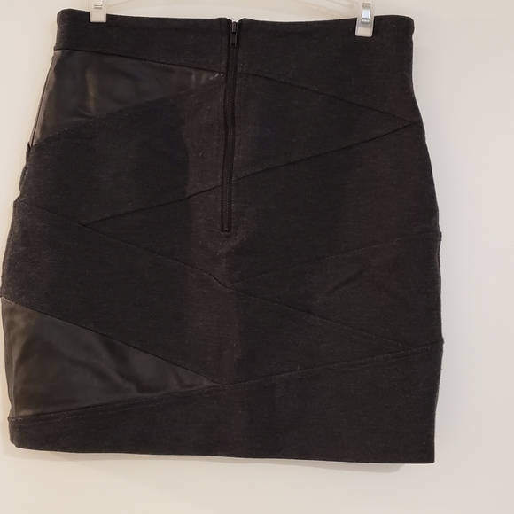 Talula Bandage Skirt Charcoal Size 6 - Picture 2 of 4